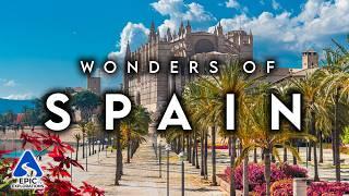 WONDERS OF SPAIN  Most Amazing Places Villages & Fun Facts  4K Travel Guide