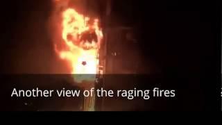 LEAKED  FSA Filmed Their Burning of Ancienct Souq in Aleppo Syria