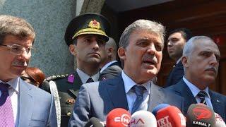 Cumhurbaşkanı Gül Cuma çıkışı basın mensuplarına bir açıklama yaptı-18.07.2014