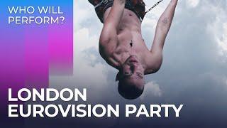 London Eurovision Party 2024 United Kingdom  Who will perform?