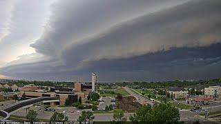 Mothership shelf cloud  mammatus  dust - 17 July 2020