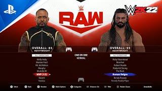 WWE 2K22 Roster Every Superstar & Legend Model Previewed Plus Main Menu PlayStation 5 Concept