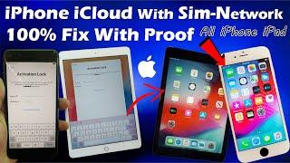 All iPhone & iPad iCloud Bypass With Sim Network  unlock Activation Lock Without apple id