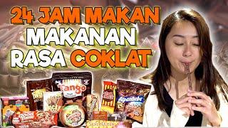 24 JAM HANYA MAKAN MAKANAN WARNA COKLAT MANISNYA PPOOOLLLL..‼️