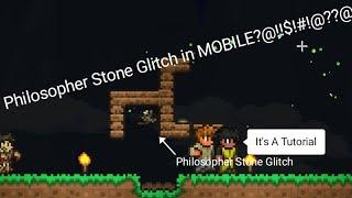 Philosopher Stone Glitch In Mobile Tutorial+Showcase Terraria 1.4.4.9