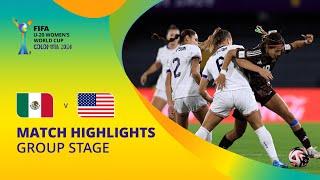 Mexico v USA  FIFA U-20 Womens World Cup Colombia 2024  Match Highlights