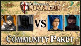 Lord Stauten & Schwarzer Ritter ️​ Emira & Sultana  Community Paket Season 2  Stronghold Crusader