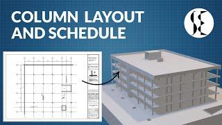 How to Read Column Layout Plan  Column Reinforcement Schedule