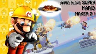 Mario plays Super Mario Maker 2