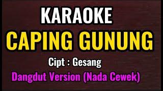 CAPING GUNUNG - KARAOKE DANGDUT VERSION - CAMPURSARI  NADA CEWEK 