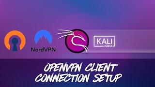 Kali Linux - How to connect OpenVPN in Kali Linux with  NordVPN Server