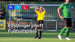 Sein Ziel ist die Bundesliga Elfjähriger will Schiedsrichter werden  RTL WEST 23.08.2023
