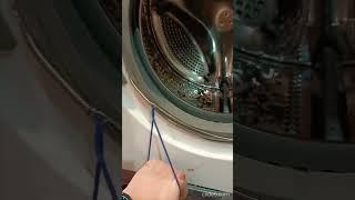 как легко надеть пружину хомут на манжету стиральной машины