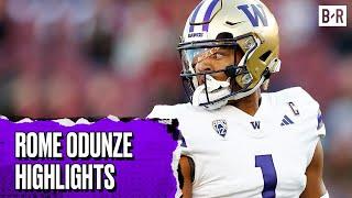 The Next Davante Adams?  Rome Odunze Washington Career Highlights