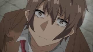 sakuta breaks down and cry - Bunny Girl senpai hey that rhymed