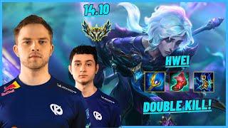 KCB ABBEDAGGE & KCB 113 HWEI VS LEBLANC MID DOUBLE KILL - EUW CHALLENGER - PATCH 14.10