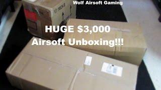 HUGE $3000 Airsoft Unboxing KWA Vector G&G Condor USP HK KRISS and More