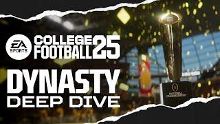 College Football 25  Dynasty Deep Dive