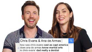 Chris Evans & Ana de Armas Answer the Webs Most Searched Questions  WIRED
