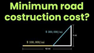 How do you minimize the construction cost? Step-by-step explanation