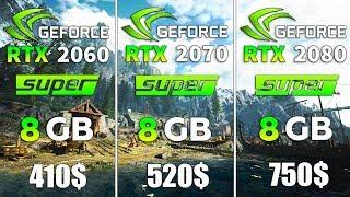 RTX 2060 SUPER vs RTX 2070 SUPER vs RTX 2080 SUPER