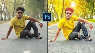 Outdoor Photo Sweet Color Correction Effect in Photoshop
