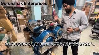 Punjab Model Pulverizer Single Phase Comercial Model 5 hp Atta Chakki Machine Oil System