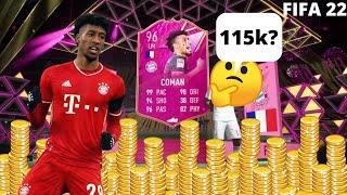 NO 5 STAR SKILLS?? COMAN FUTTIES REVIEW FIFA 22