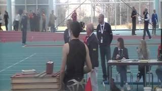 22.01.2012 Frankfurt HM U20 Weitsprung Sven Eichel 1.Platz 707m PB Januar 2012