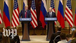 Trump Putin address Russian interference in U.S. elections