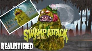 Swamp Attack Monster Swamp Monster Into Reality