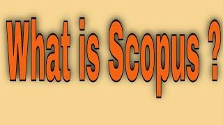 What is scopus ?