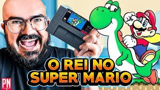 O maior talento dele detonar no SUPER MARIO WORLD do SNES É impressionante  Noobificador Total