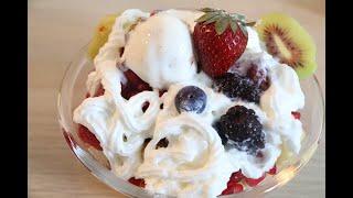 Fruit Salad with Icecream