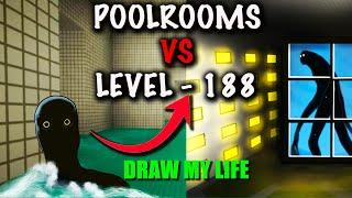 Poolrooms VS Level 188 Backrooms  Draw My Life