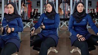 Try On Leggings Gym Sports Skirt Zumaba Hijab Style Sport