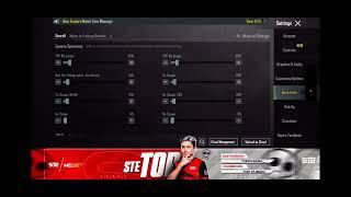 STE TOP PUBG SENSITIVITY AND ADVANCE SETTINGS @toppubgm_