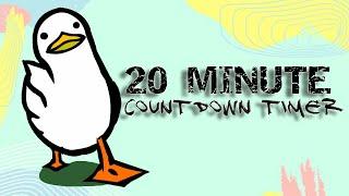 20 minute countdown timer  walking duck