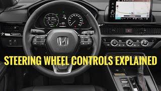 2024 Honda Civic Steering Wheel and Dash Controls Explained
