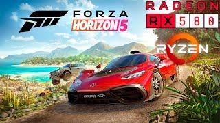 Forza Horizon 5  R5 3600 & RX 580  1080p Benchmark