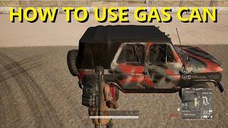 PUBG How to fuel a vehicle