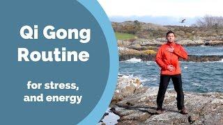 Qi Gong Routine for Stress Anxiety and Energy w Jeff Chand