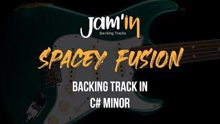 Spacey Fusion Guitar Backing Track in C# Minor