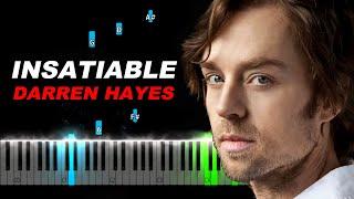 Darren Hayes - Insatiable Piano Tutorial