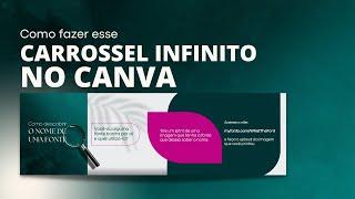 Aulão Gratuito da Nati - Carrossel Infinito no Canva + título atrativos