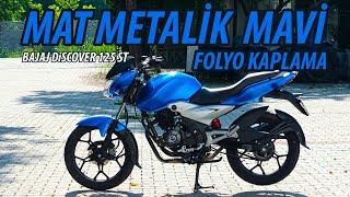 Bajaj Discover - Mat Metalik Cast Folyo Kaplama - Moto Sticker 54