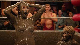 Girls mud wrestling