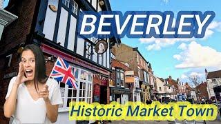 Beverley market town  in the East Riding of Yorkshire England