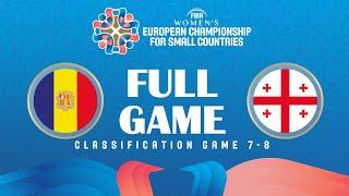 Andorra v Georgia  Full Basketball Game  FIBA Womens European Champ. for Small Countries 2024