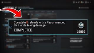 *EASY* Complete 8 RELOADS With A RECOMMENDED LMG While TAKING DAMAGE In MW3